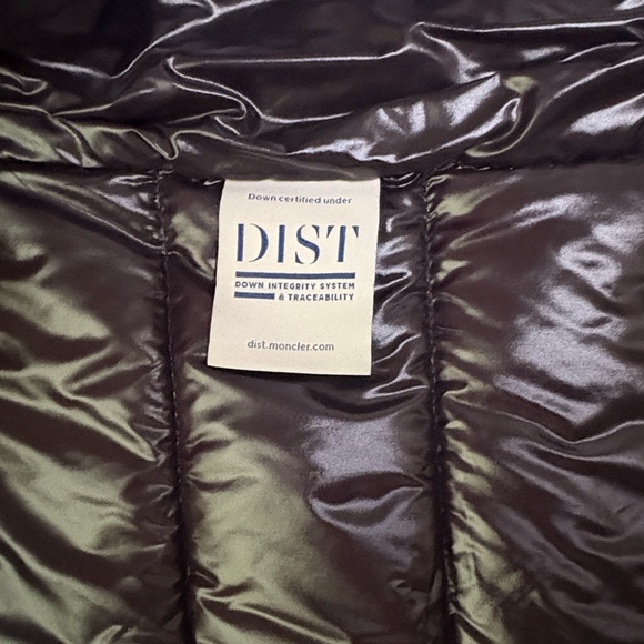 Moncler Shiny Black Puffer Jacket Men Size 3 - Picture 10 of 14